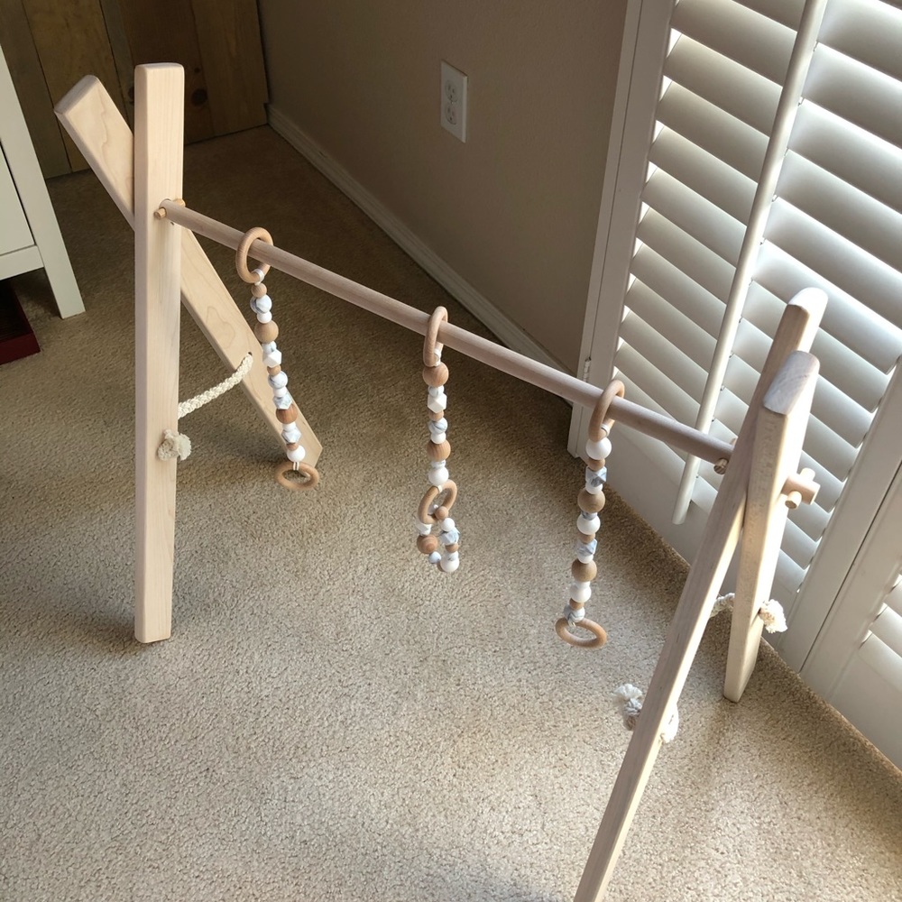 Wooden play gym